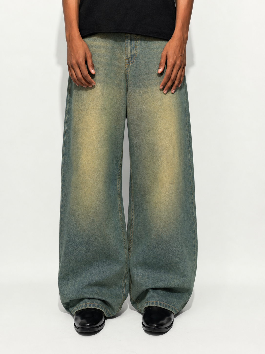 VERIDIAN FADE WIDE LEG