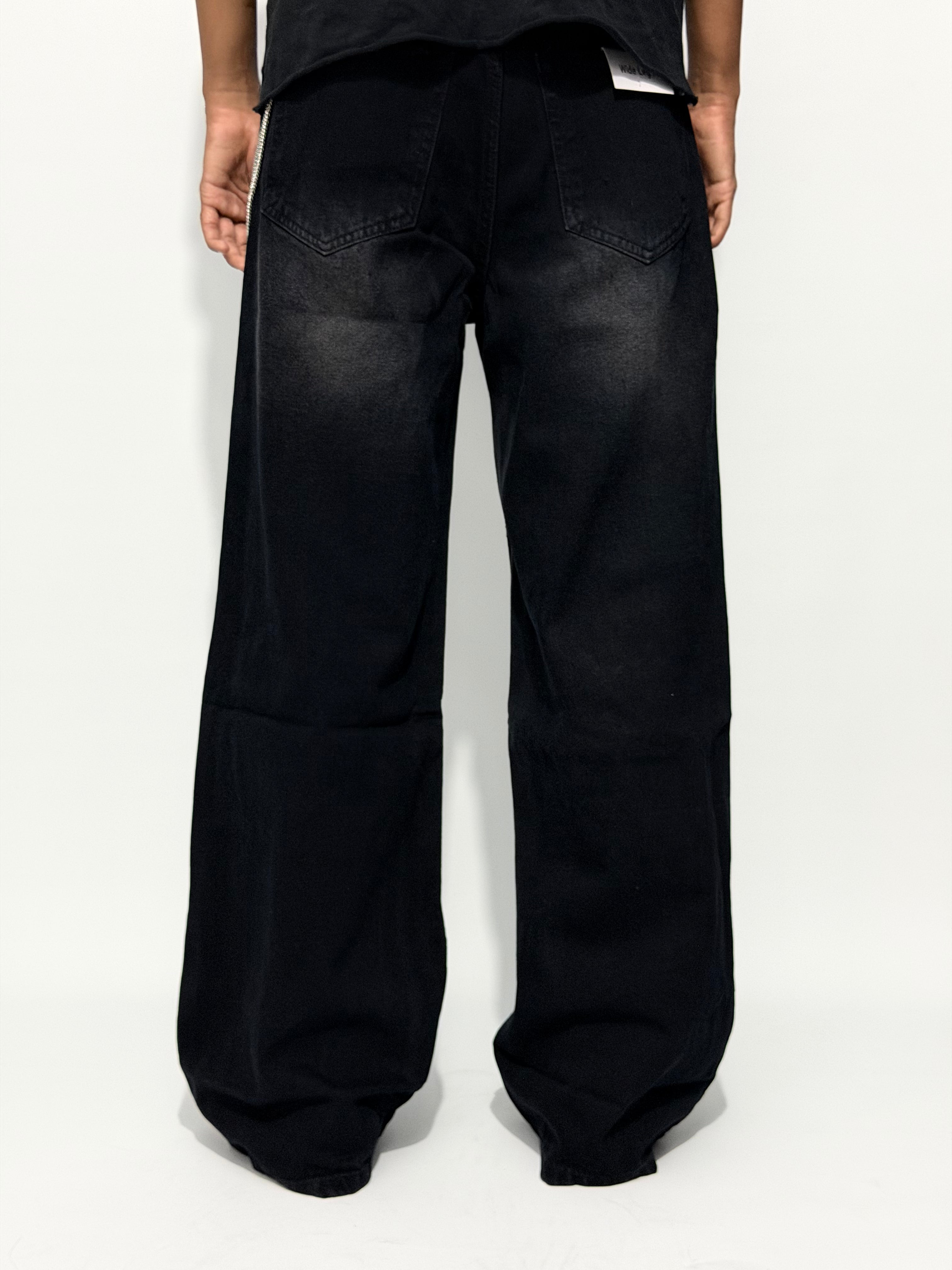 GRAPHITE WIDE-LEG
