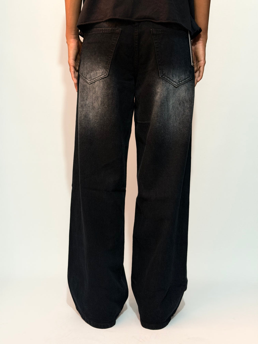 THE SMOKE GREY WIDE-LEG