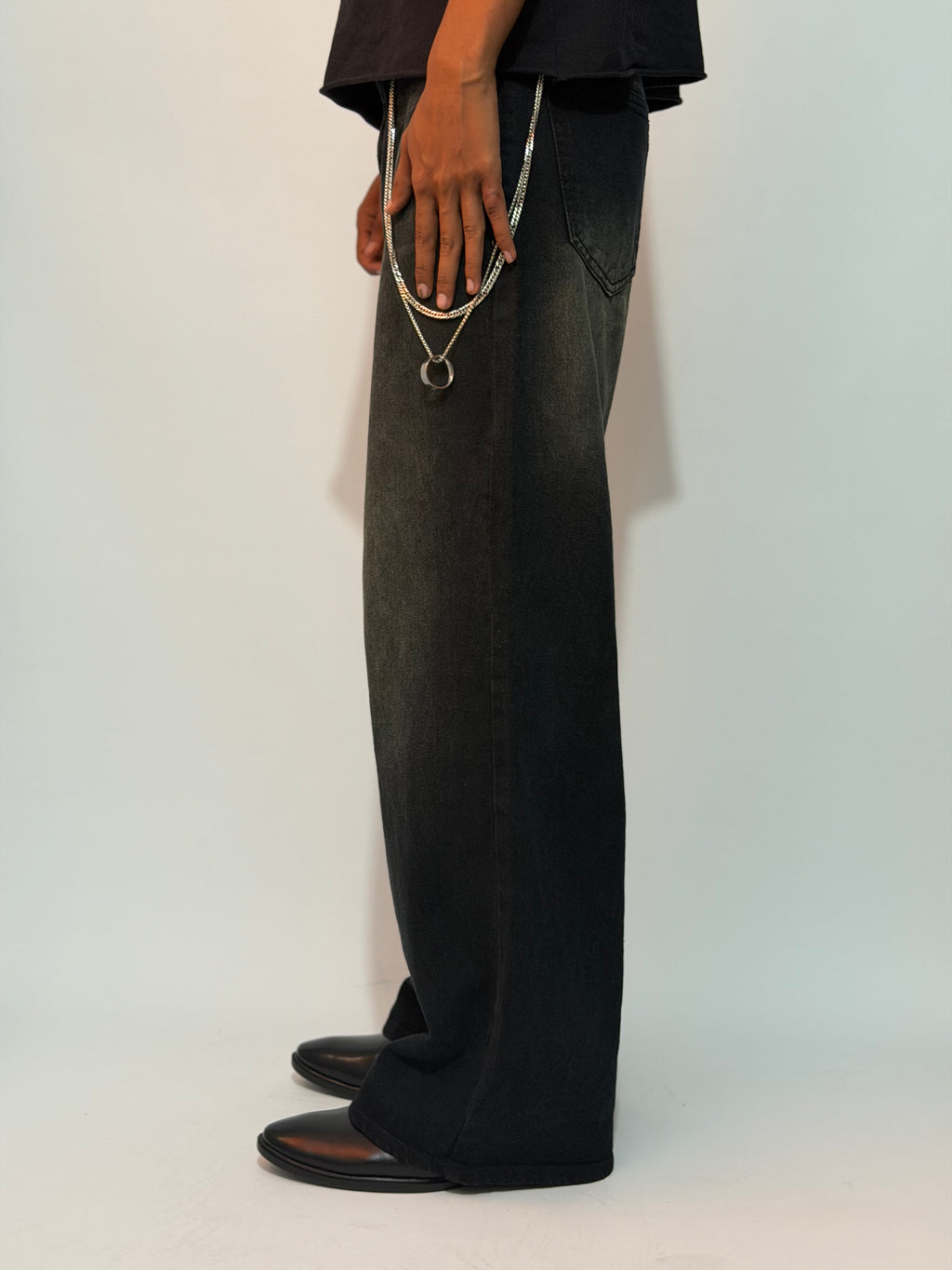 THE CHARCOAL WIDE-LEG