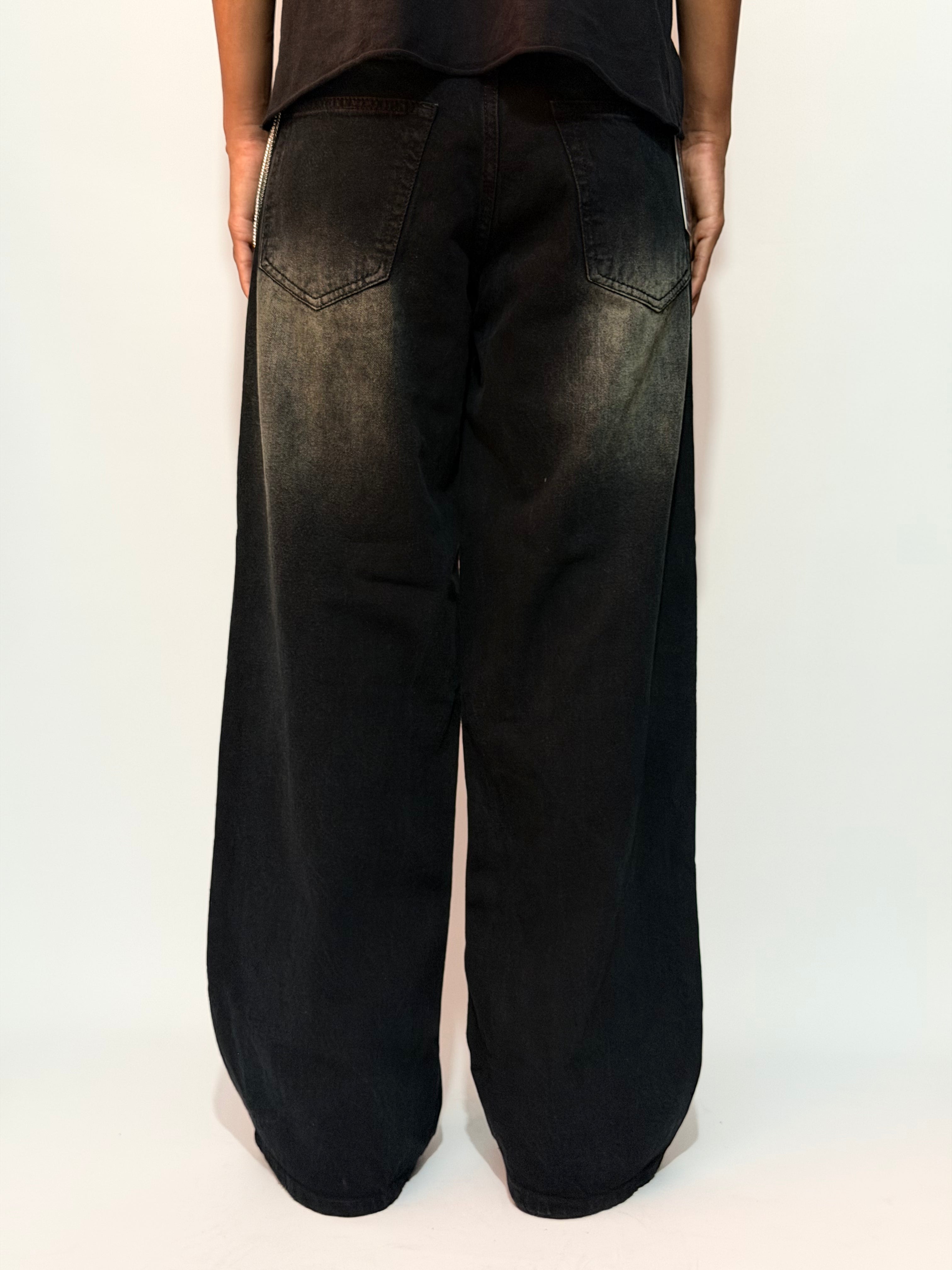 THE CHARCOAL WIDE-LEG