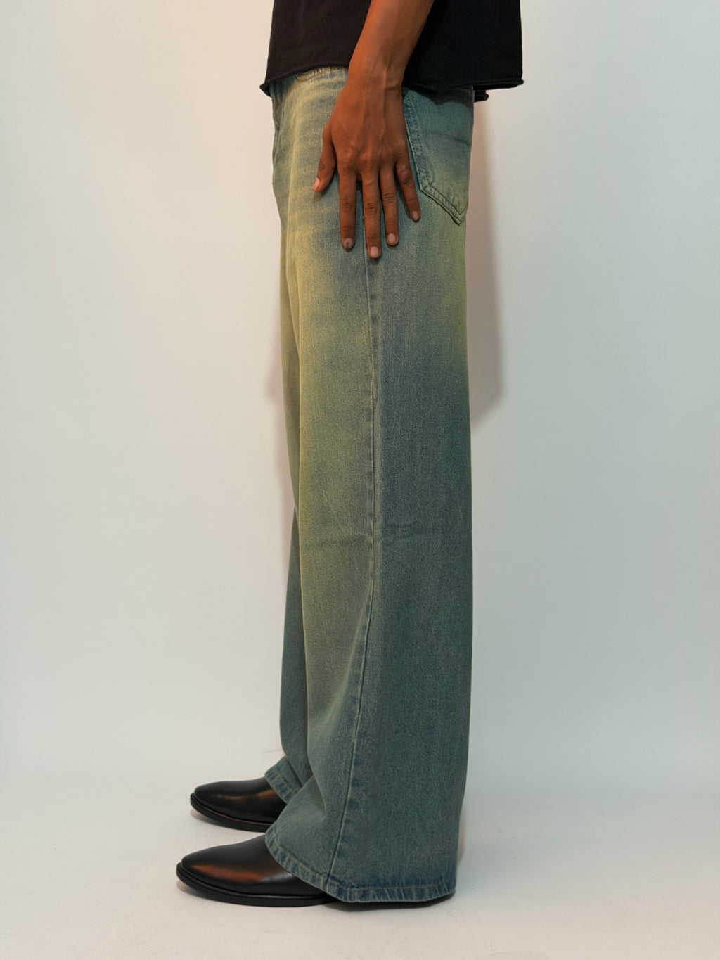 VERIDIAN FADE WIDE LEG