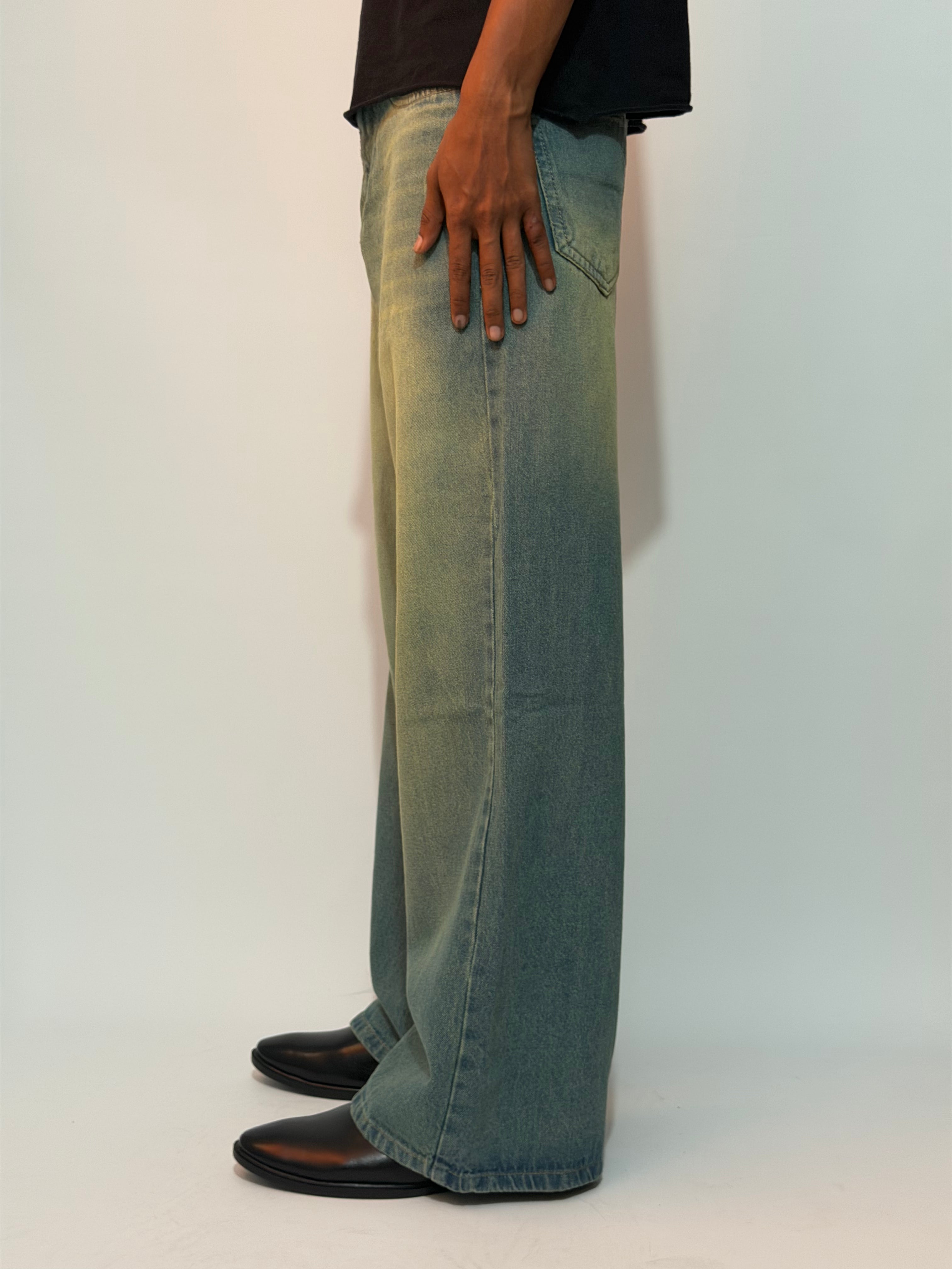 VERIDIAN FADE WIDE LEG